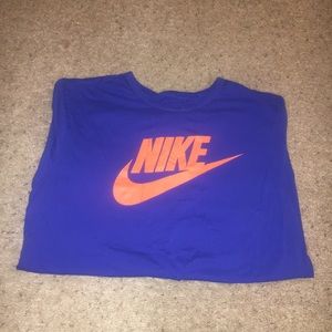 Nike Men’s XL orange blue shirt
